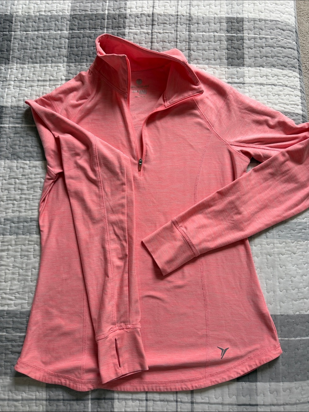 Old Navy Pink Quarter-Zip Active Pullover